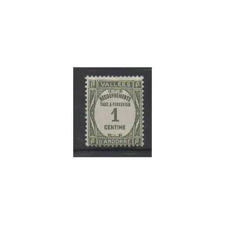 Réduction Andorre - Timbres-Taxe - 1935 - No T16