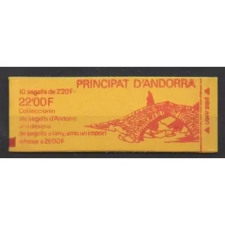 Andorre - Carnet - 1988 - No C2 Prix Choc