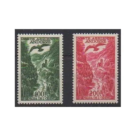Nouvel Arrivage Andorre - 1955 - No PA2/PA3 - Sites - Neufs avec charnière