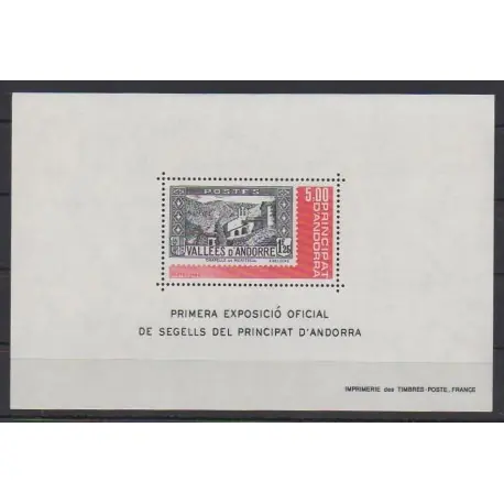 Andorre - 1982 - No BF1 - Églises Paiement Sécurisé