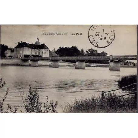 Soldes Carte postale 21 - Seurre - Le pont - Voyage - Dos divise ...