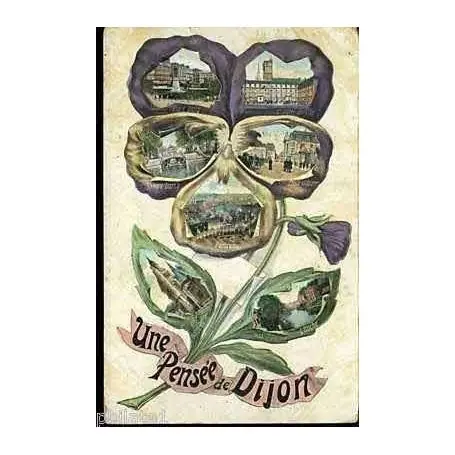Tendance Carte postale 21 - Une pensee de Dijon - Multivue