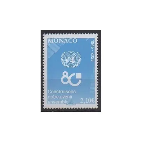 Monaco - 2025 - - Nations unies Nouvelle Collection
