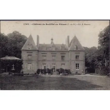 Vente Flash Carte postale 22 - Chateau de Bodiffet en Plemet - Non voyage - Dos divise...