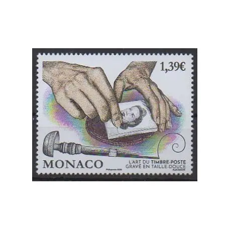 Monaco - 2025 - Timbre-poste gravé en taille-douce - Philatélie Usine Directe