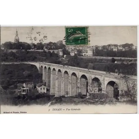 Top Qualité Carte postale 22 - Dinan - Vue generale - Voyage -Dos divise