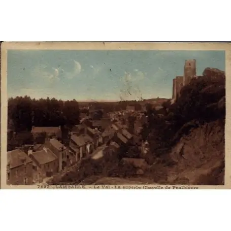 Dernière Chance Carte postale 22 - Lamballe - Le val - la superbe chapelle de Penthievre - Voyage - Dos di...