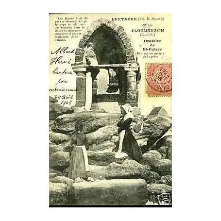 Original Carte postale 22 - Ploumanac'h - Oratoire de St-Guirec - Animee