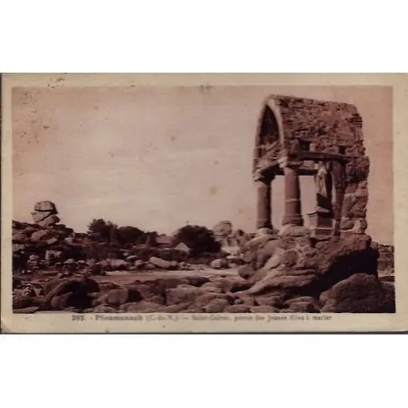 Haute Qualité Carte postale 22 - Ploumanach - Saint-Guirec, patron des jeunes filles a marier - Voyage -...