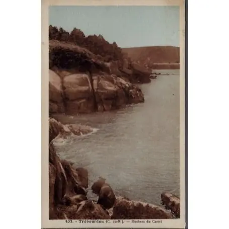 Haute Qualité Carte postale 22 - Trebeurden - Rochers du Castel - Non voyage - Dos divise...