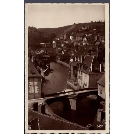 Prix Promo Carte postale 23 - Aubusson - Le vieux Pont de la Terrade - Voyage - Dos divise...