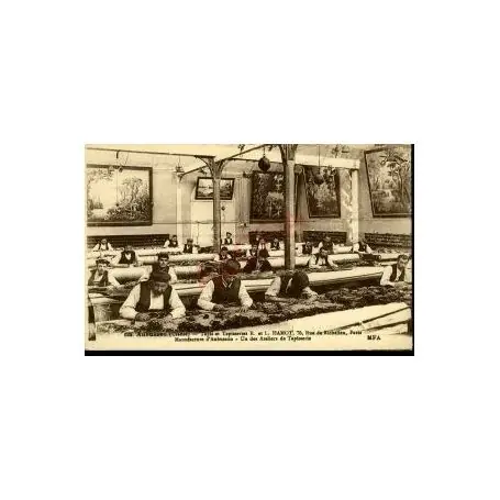 Carte postale 23 - AUBUSSON - UN DES ATELIERS - R et L HAMOT Nouvelle Collection
