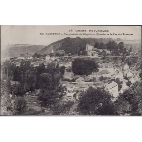 Carte postale 23 - Aubusson - Vue generale du Chapitre et quartier de la rue des Tanneurs... Commander Maintenant