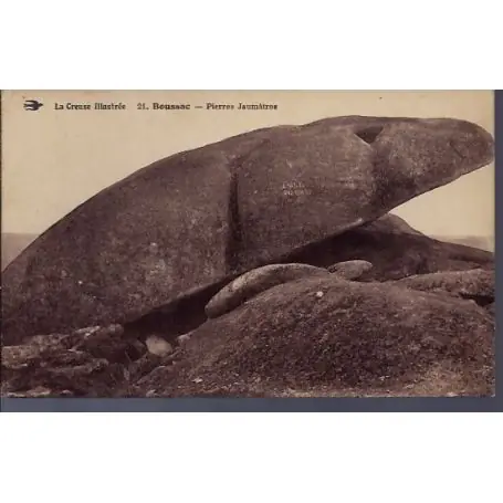 Commander Vite Carte postale 23 - Boussac - Pierres Jaumatres- Voyage - Dos divise...