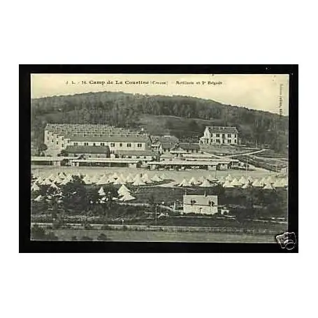 Carte postale 23 - Camp de la Courtine - Artillerie et 2e Brigade Meilleur Choix