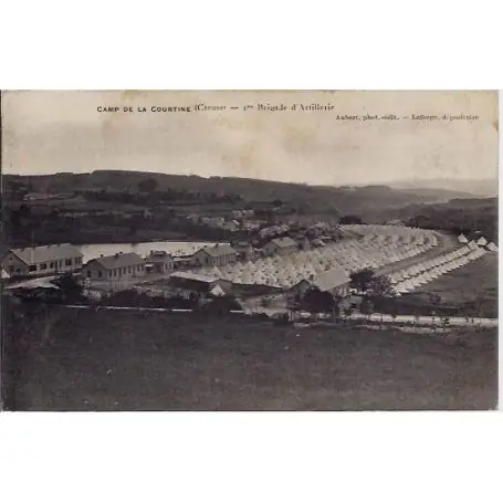 Meilleur Choix Carte postale 23 - Camp de la courtine (creuse) - 1ere brigade d'Artillerie - Voyage - Dos d