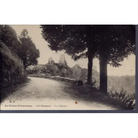 Nouveauté Carte postale 23 - Crozant - les ruines - Non voyage - Dos divise...