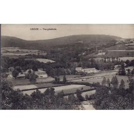 Offre Exclusive Carte postale 23 - Croze - Vue generale - Non voyage - Dos divise...