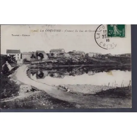 Carte postale 23 - La Courtine - Le lac de Gratadonr - Voyage - Dos divise... Dernier Modèle