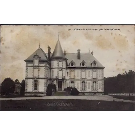 Tendance Carte postale 23 - Pres Felletin - chateau du Mas-Laurent - Non voyage - Dos divise...