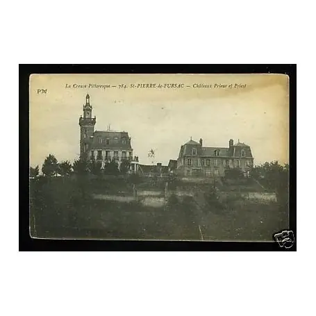 Commander Vite Carte postale 23 - St-Pierre de Fursac - Chateaux Prieur et Priest