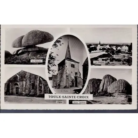 Premium Carte postale 23 - Toulx-sainte-Croix - differentes images de la ville - La Balancoire - ...