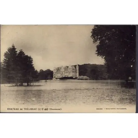 Carte postale 24 - Chateau de Trelissac - Non voyage - Dos divise... En Vogue