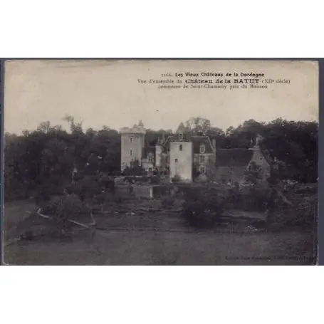 Exclusif Carte postale 24 - Commune de Saint-Chamassy pres du Buisson - Les vieux chateaux de la D...