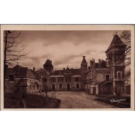 Carte postale 24 - Dordogne - Chateau de Hoche - Voyage - Dos divise... Promotion