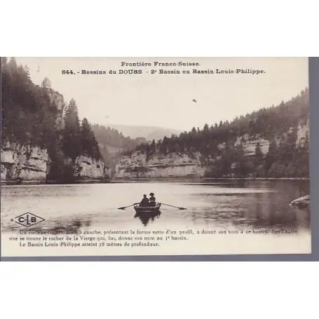 Carte postale 25 - Bassins du Doubs - 2e bassin (Louis-Philippe) Promotion