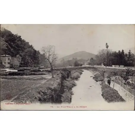 Carte postale 26 - St-Peray - le Pont-vieux - Voyage - Dos divise... Livraison Mondiale