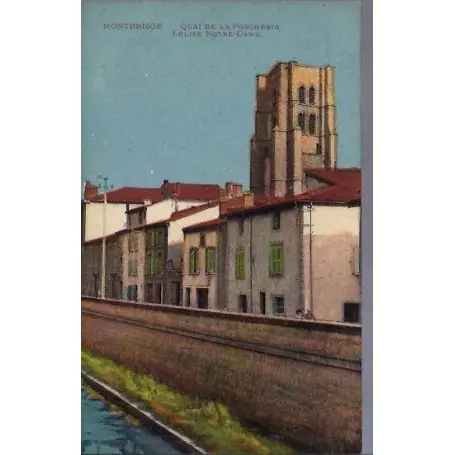 Carte postale 26 - Montbrison - Eglise Notre-Dame Fait Main