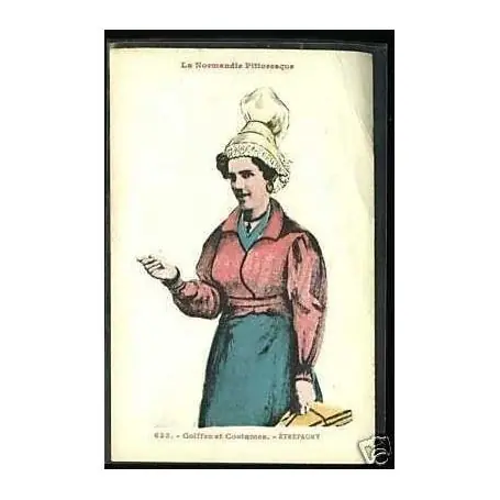 Solde Carte postale 27 - Coiffe et costumes - Etrepagny