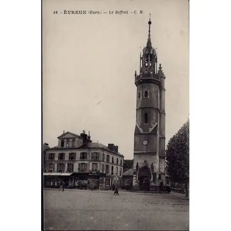 Prix Bas Carte postale 27 - Evreux - Le Beffroi - Non voyage - Dos divise...