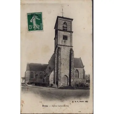 Produit De Marque Carte postale 28 - Brou - Eglise Saint-Lubin - Voyage - Dos divise...