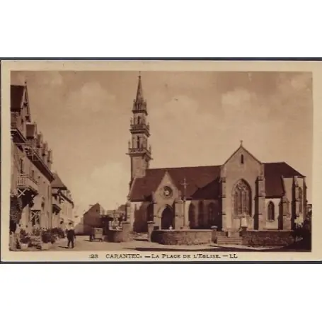 Top Vente Carte postale 29 - Carantec - La plage de l' eglise - Non voyage - Dos divise...
