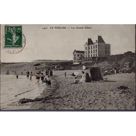 Offre Du Jour Carte postale 29 - Le Pouldu - Les grands Sables - Non voyage - Dos divise...