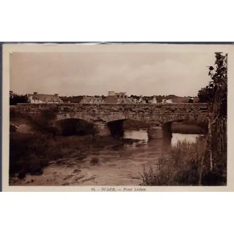 Carte postale 29 - Scaer - Pont Ledan - Non voyage - Dos divise... Prix Promo