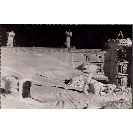 Affaire À Saisir Carte postale 30 - Mont Aigoual - L' observatoire sous le givre en hiver - Voyage - Dos d...