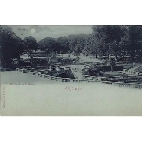 Prix Promo Carte postale 30 - Nimes - Jardin de la Fontaine