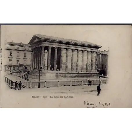 Garantie Incluse Carte postale 30 - Nimes - la maison carree - Voyage - Dos non divise...