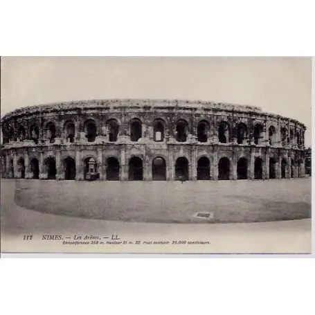 Carte postale 30 - Nimes - Les Arenes - Non voyage - Dos divise Commande En Gros