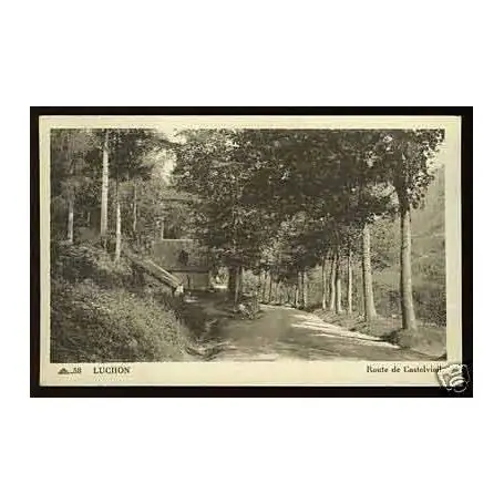 Carte postale 31 - Luchon - Route de Castelvieil Remise