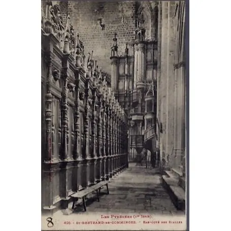 Carte postale 31 - St-Bertrand-de-Comminges - Bas-cote des Stalles - Voyage - Dos divise... Jusqu’à Épuisement Des Stocks