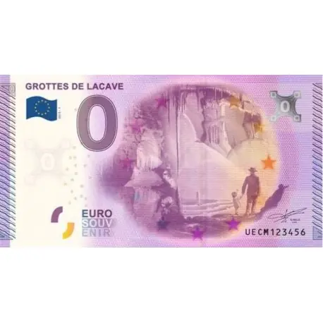 Billet souvenir - 46 - Les grottes de Lacave - 2015 Dernière Chance