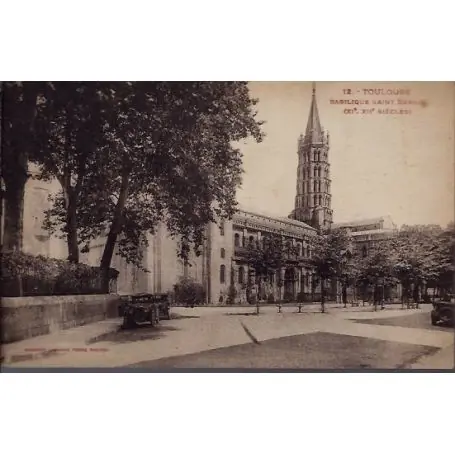 Carte postale 31 - Toulouse - Basilique Saint-Sernin XI, XIIeme siecles - Non voyage - Do... Édition Limitée