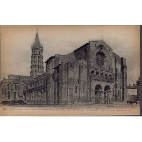 Carte postale 31 - Toulouse - Basilique St-Sernin facade Nord XI, XIIeme siecles - restau... Offre Limitée