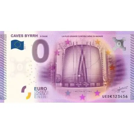 Acheter Direct Billet souvenir - 66 - Caves Byrrh - 2015
