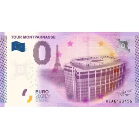 Paiement Sécurisé Billet souvenir - 75 - Tour Montparnasse - 2015