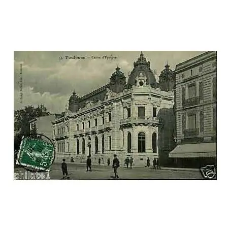 Carte postale 31 - Toulouse - La Caisse d'epargne Solde